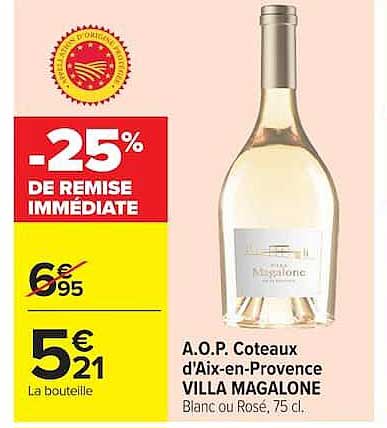 -25% DE REMISE IMMÉDIATE