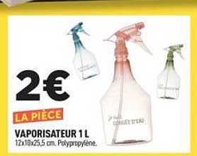 2€ LA PIECE VAPORISATEUR 1L