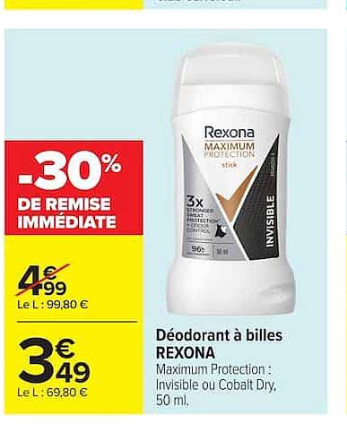 -30% DE REMISE IMMÉDIATE