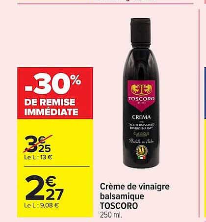 -30% DE REMISE IMMÉDIATE