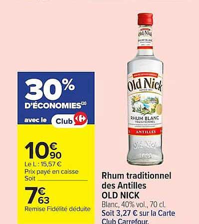 30% D'ÉCONOMIES² avec le Club Carrefour