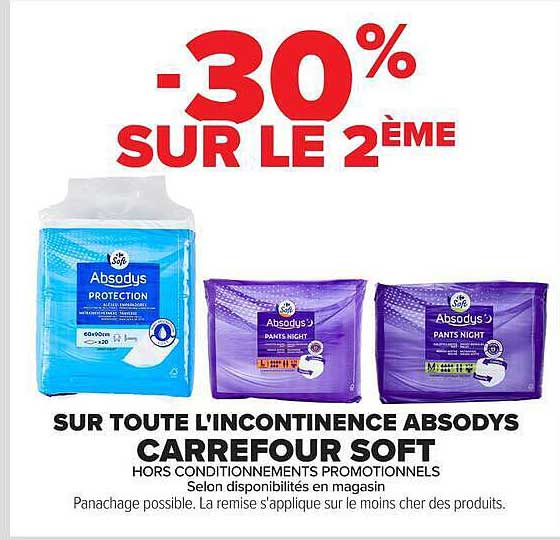 -30% SUR LE 2ÈME