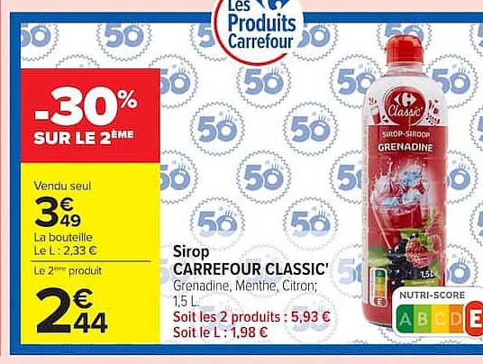 -30% SUR LE 2ÈME