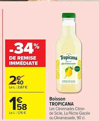 -34% DE REMISE IMMÉDIATE