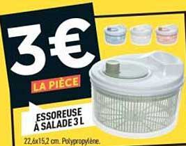 3€ LA PIÈCE ESSOREUSE À SALADE 3L