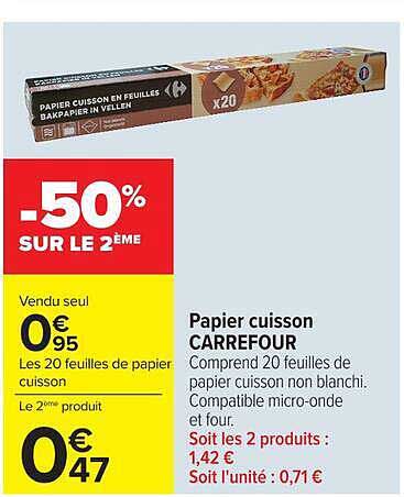 -50% SUR LE 2ÈME