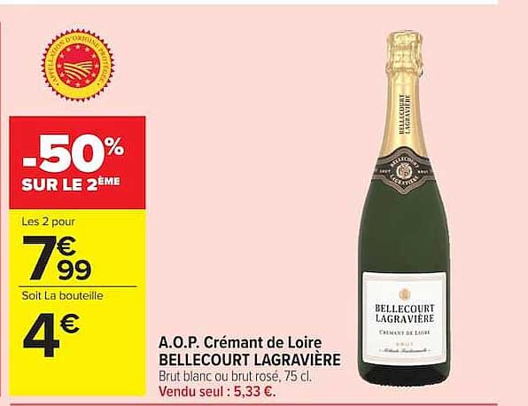 -50% SUR LE 2ÈME