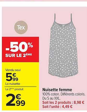-50% SUR LE 2ÈME