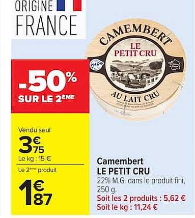 -50% SUR LE 2ÈME