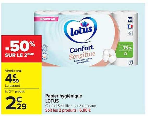 -50% SUR LE 2ÈME