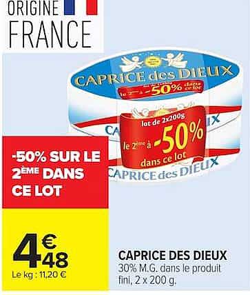 -50% SUR LE 2EME DANS CE LOT