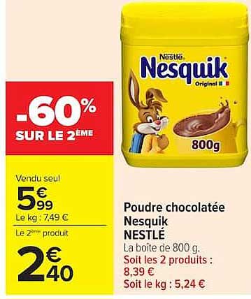 -60% SUR LE 2ÈME