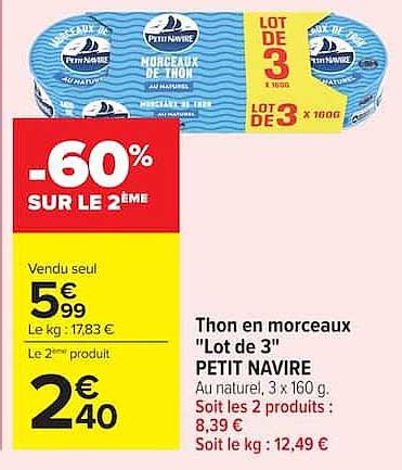 -60% SUR LE 2ÈME