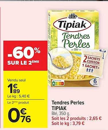 -60% SUR LE 2ÈME