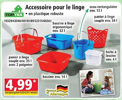 Accessoire pour le linge