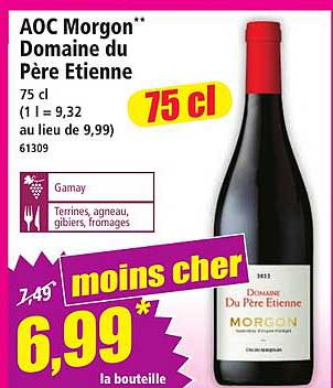 AOC Morgon** Domaine du Père Etienne