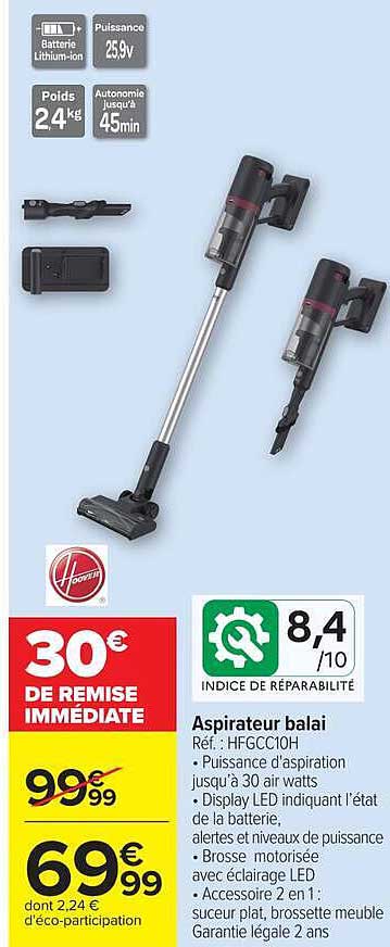 Aspirateur balai