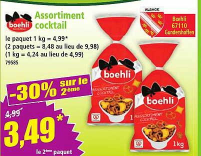 Assortiment cocktail