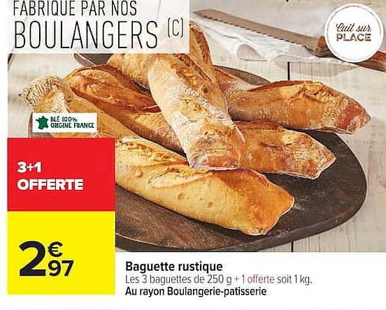 Baguette rustique