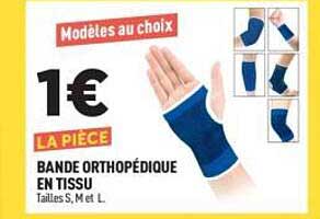 BANDE ORTHOPÉDIQUE EN TISSU