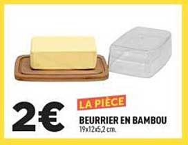 BEURRIER EN BAMBOU