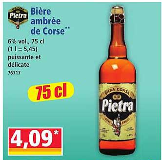 Bière ambrée de Corse