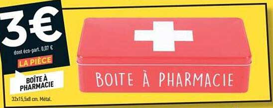 BOÎTE À PHARMACIE