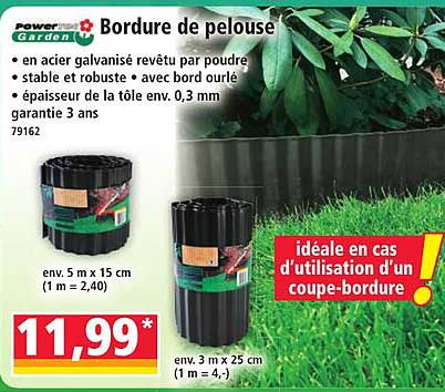 Bordure de pelouse