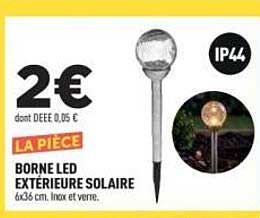 BORNE LED EXTÉRIEURE SOLAIRE