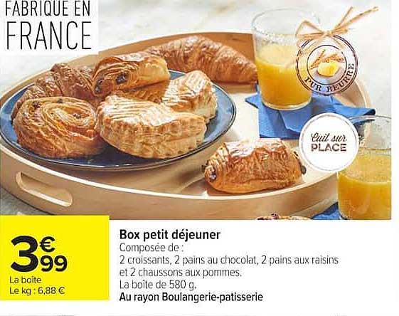 Box petit déjeuner