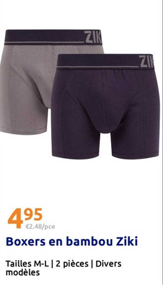 Boxers en bambou Ziki