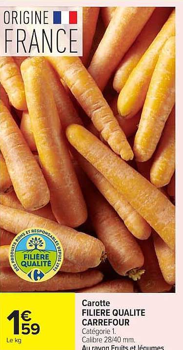 Carotte FILIERE QUALITE CARREFOUR