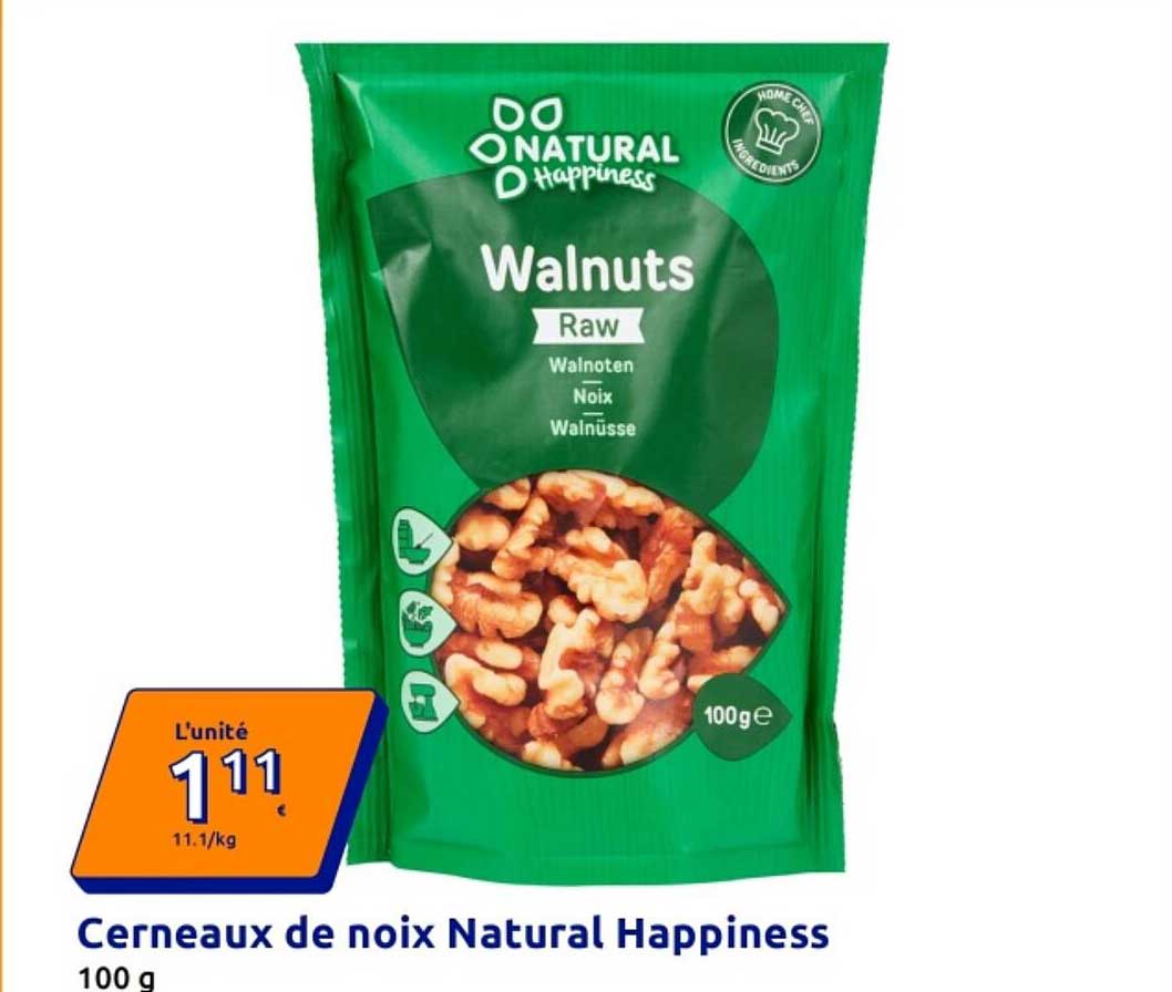 Cerneaux de noix Natural Happiness 100 g