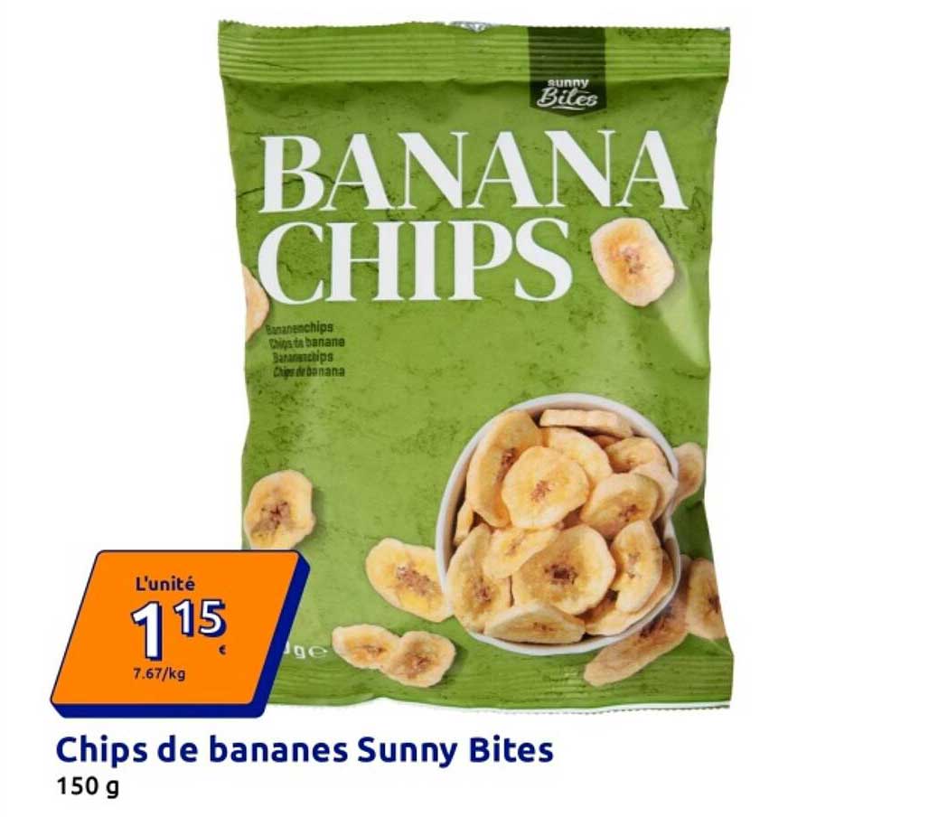 Chips de bananes Sunny Bites