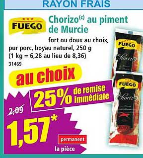 Chorizo au piment de Murcia