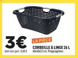 CORBEILLE A LINGE 26 L