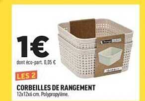 CORBEILLES DE RANGEMENT