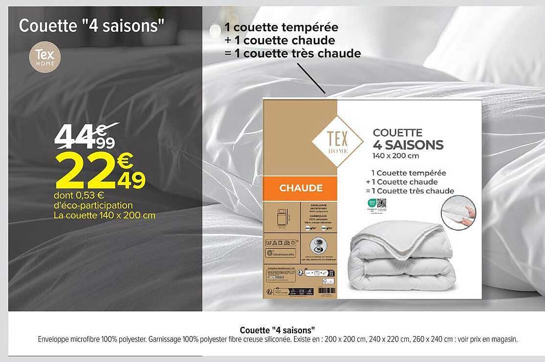 Couette "4 saisons"
