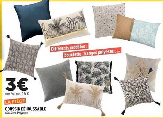 COUSSIN DÉHOUSSABLE
