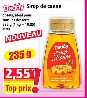 Daddy Sirop de canne