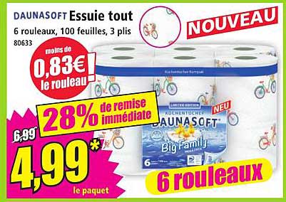 DAUNASOFT Essuie tout