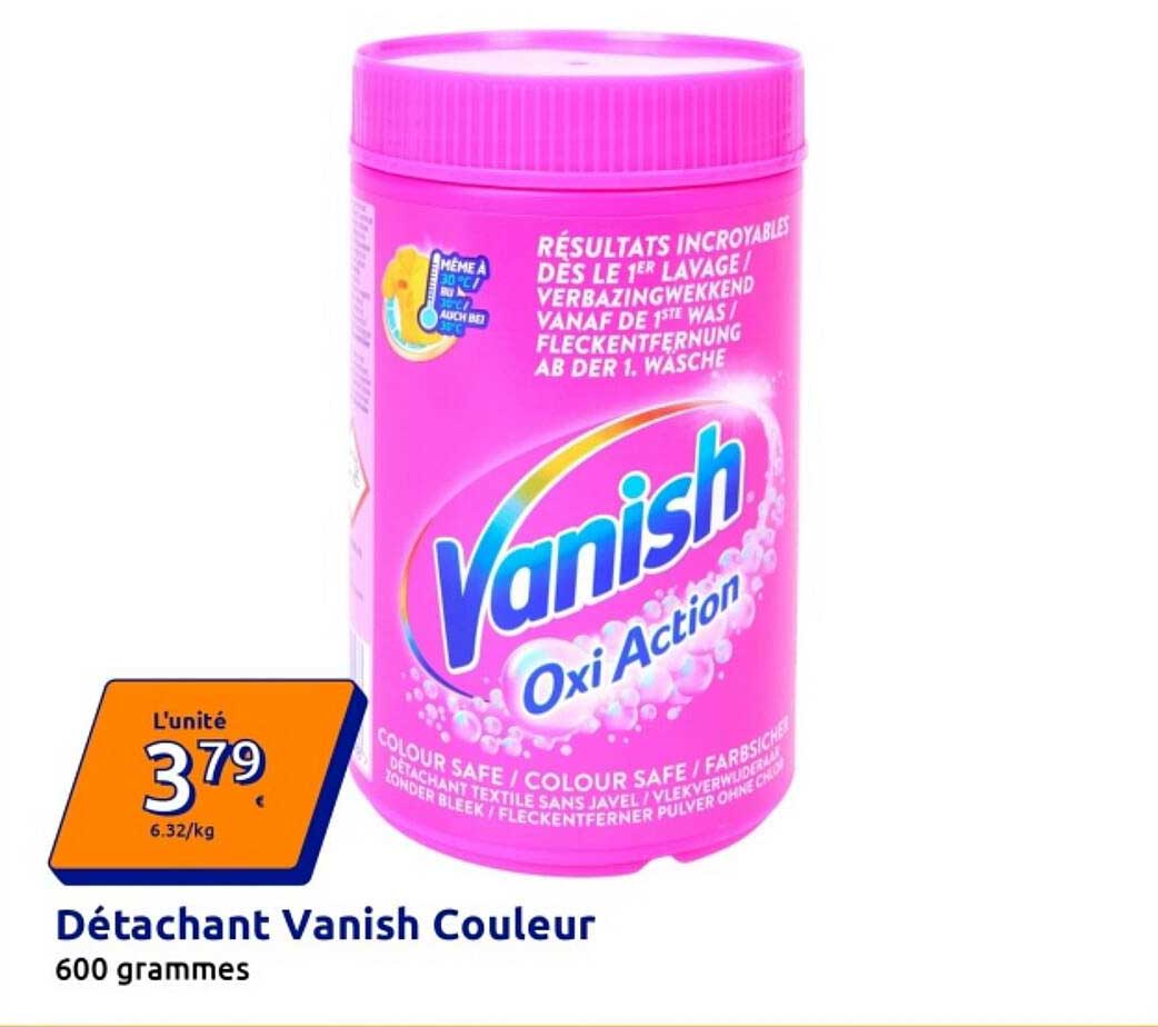 Détachant Vanish Couleur 600 grammes