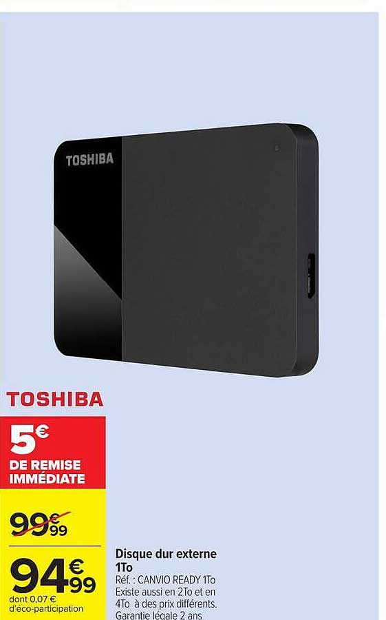 Disque dur externe 1To