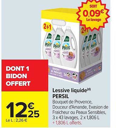 DONT 1 BIDON OFFERT
