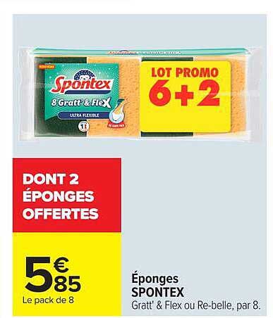 DONT 2 ÉPONGES OFFERTEES