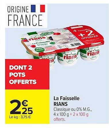 DONT 2 POTS OFFERTS