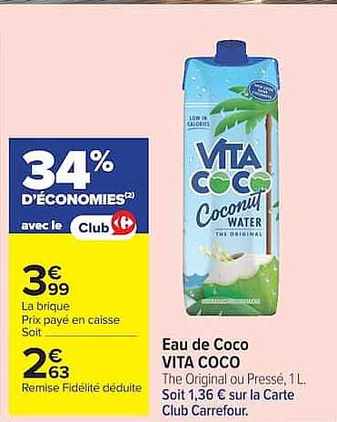 Eau de Coco VITA COCO