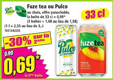 Fuze tea ou Pulco