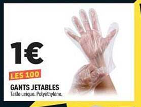 GANTS JETABLES