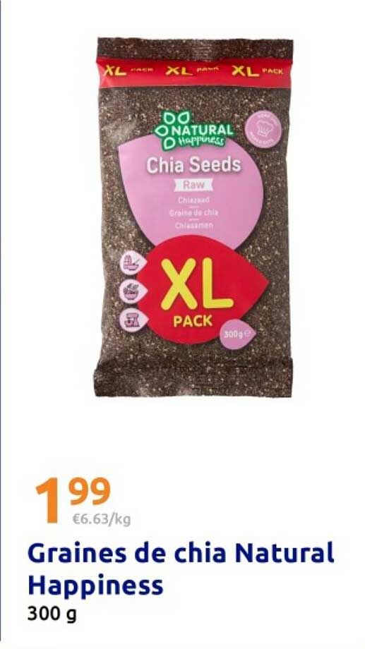 Graines de chia Natural Happiness